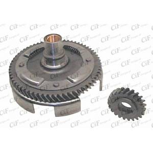 COPPIA INGRANAGGI FRIZIONE Z.24/61 ELICOIDALE PIAGGIO VESPA 50