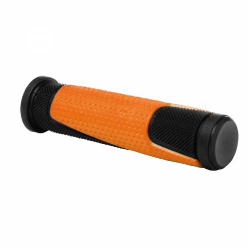 COPPIA MANOPOLE 125mm. *NERO ARANCIO* - WAG Double-D