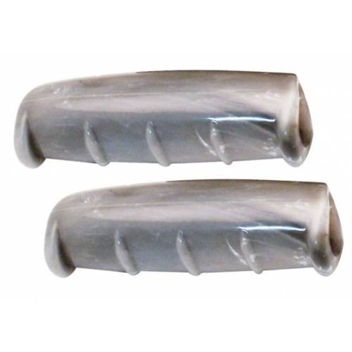 COPPIA MANOPOLE CICLO VIAGGIO VIPLA PESANTE *GRIGIO*