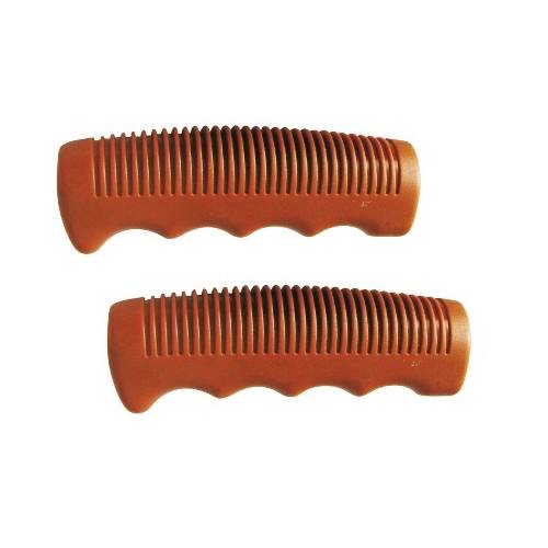 COPPIA MANOPOLE CICLO VIPLA TIPO INGLESE/OLANDA *MARRONE*