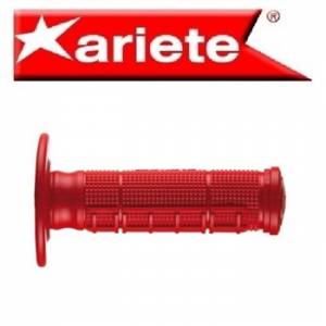 COPPIA MANOPOLE UNITY HALF WAFFLE l.115mm. *ROSSO*