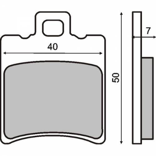 COPPIA PASTIGLIE FRENO ECONOMICHE ( ug.FDB680)