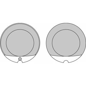 COPPIA PASTIGLIE FRENO FERODO FDB119P