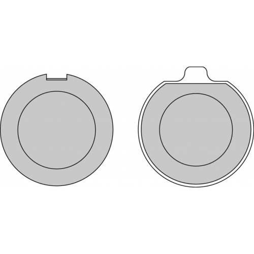 COPPIA PASTIGLIE FRENO FERODO FDB150P