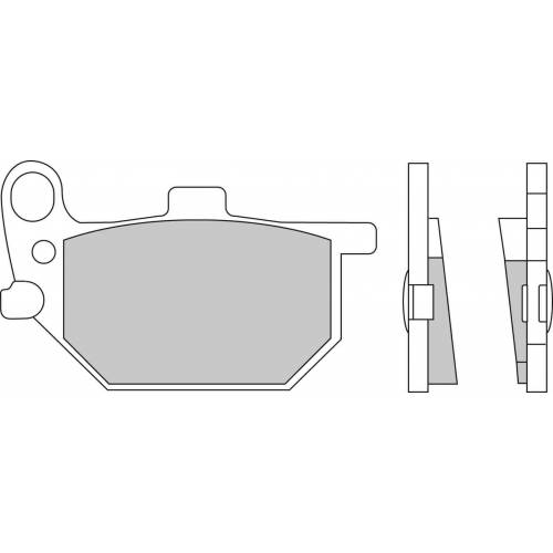COPPIA PASTIGLIE FRENO FERODO FDB184P