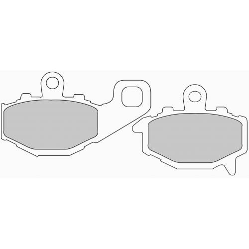 COPPIA PASTIGLIE FRENO FERODO FDB2012ST