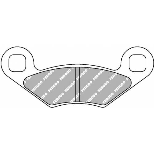 COPPIA PASTIGLIE FRENO FERODO FDB2055SG