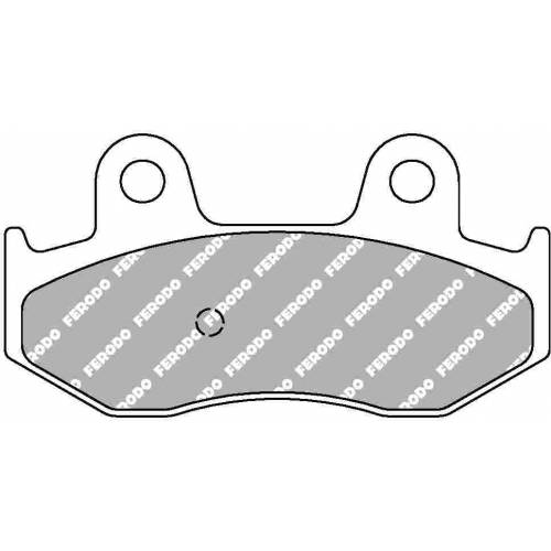 COPPIA PASTIGLIE FRENO FERODO FDB2132EF