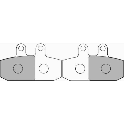 COPPIA PASTIGLIE FRENO FERODO FDB2146P
