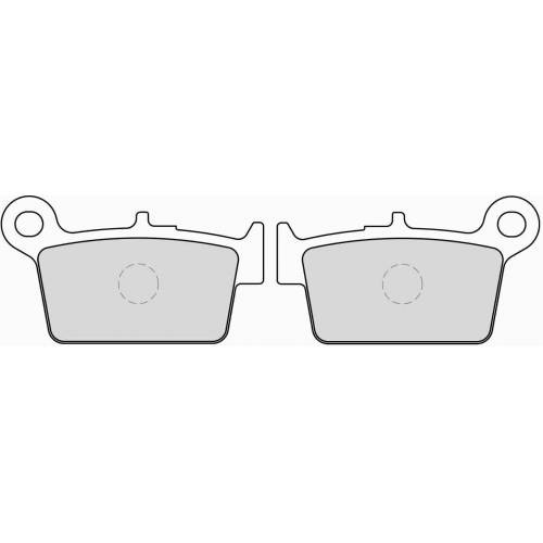 COPPIA PASTIGLIE FRENO FERODO FDB2206P