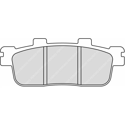 COPPIA PASTIGLIE FRENO FERODO FDB2226EF