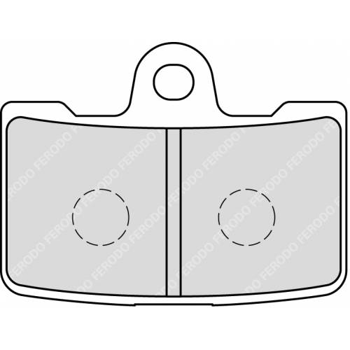 COPPIA PASTIGLIE FRENO FERODO FDB2240ST