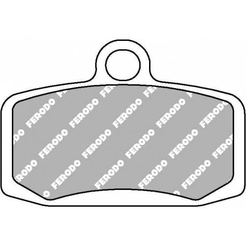 COPPIA PASTIGLIE FRENO FERODO FDB2262SG