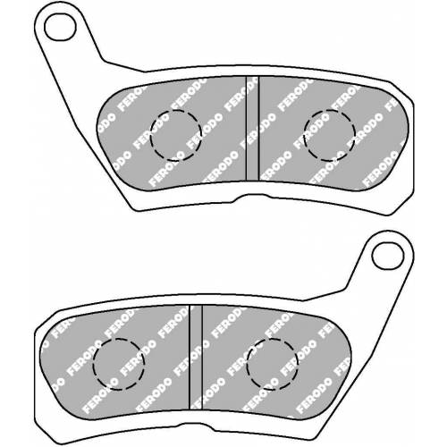 COPPIA PASTIGLIE FRENO FERODO FDB2268P