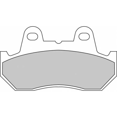 COPPIA PASTIGLIE FRENO FERODO FDB244P