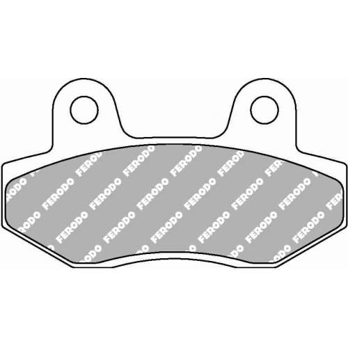 COPPIA PASTIGLIE FRENO FERODO FDB312P