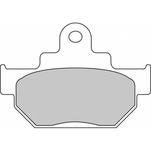 COPPIA PASTIGLIE FRENO FERODO FDB404P