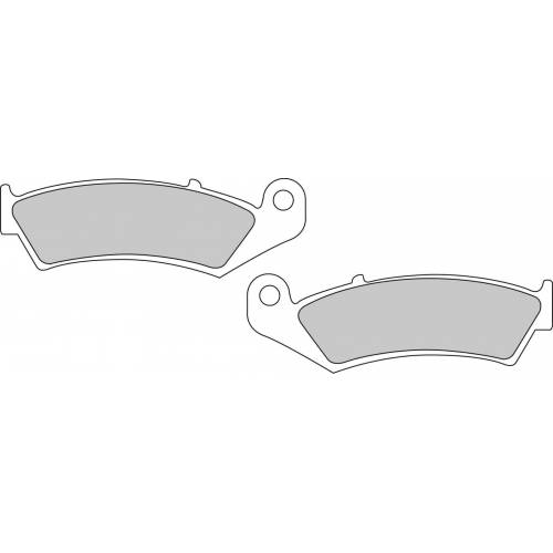 COPPIA PASTIGLIE FRENO FERODO FDB496P