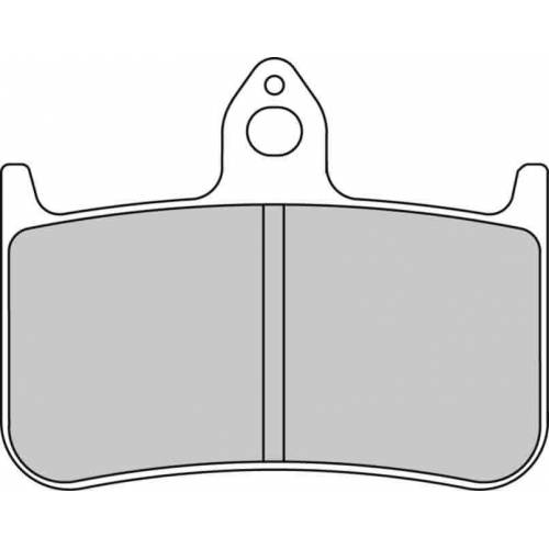 COPPIA PASTIGLIE FRENO FERODO FDB533P