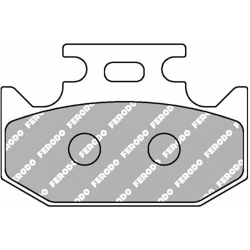 COPPIA PASTIGLIE FRENO FERODO FDB659EF