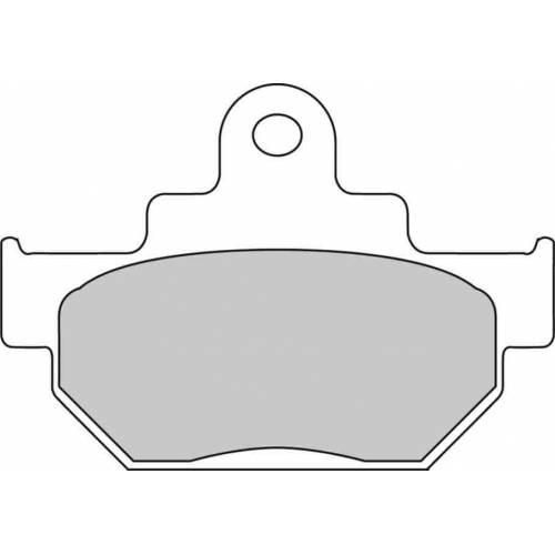 COPPIA PASTIGLIE FRENO FERODO FDB673P