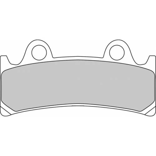 COPPIA PASTIGLIE FRENO FERODO FDB864P