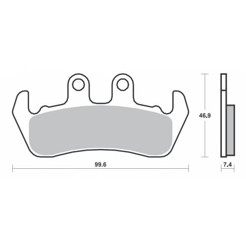 COPPIA PASTIGLIE FRENO NEWFREN FD0161 ( ug.SBS653)