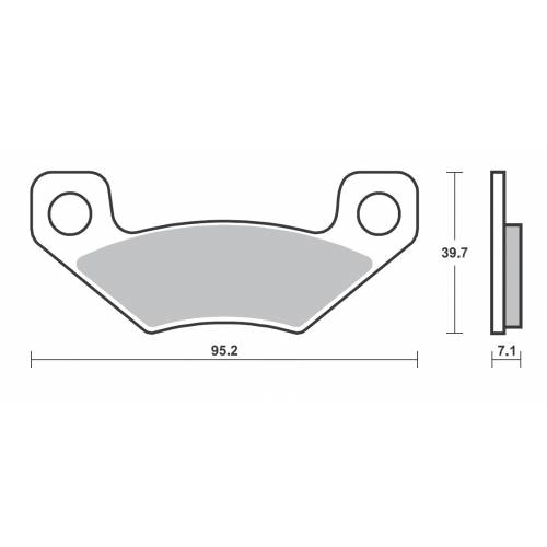 COPPIA PASTIGLIE FRENO SBS908SI ( ug. FERODO FDB2272SG)