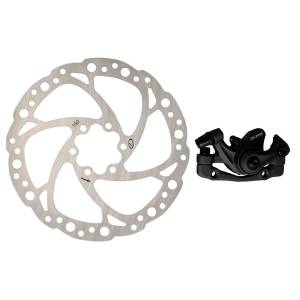 DISCO FRENO ANTERIORE CICLO d.180mm. IN KIT DI MONTAGGIO