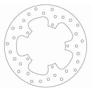 DISCO FRENO PIAGGIO 125[]500 BEVERLY/CARNABY/X9 spessore 3