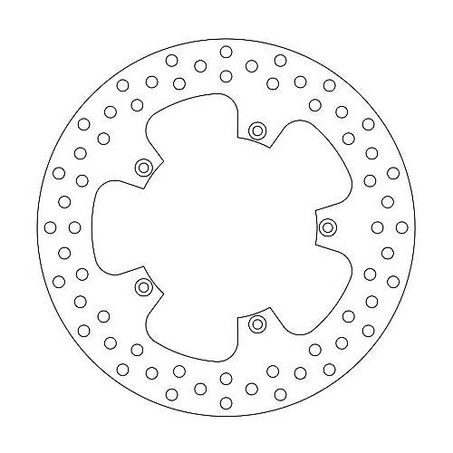 DISCO FRENO PIAGGIO 125[]500 BEVERLY/X7/X8/X9 spessore 5mm.