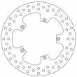 DISCO FRENO PIAGGIO 125[]500 BEVERLY/X7/X8/X9 spessore 5mm.