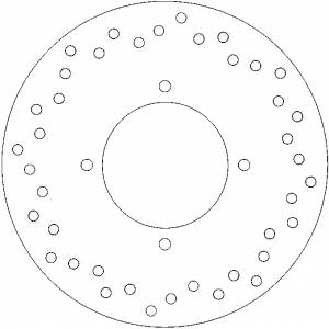 DISCO FRENO POSTERIORE MBK 300 KILIBRE / YAMAHA 125/250 X-MAX 300 VERSITY - FERODO FMD0320R