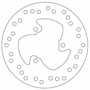 DISCO FRENO POSTERIORE YAMAHA 125/150/180 MAJESTY