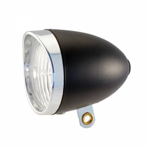 FANALE ANTERIORE CICLO (RIFLETTORE) A BATTERIA 3 LED  *NERO*