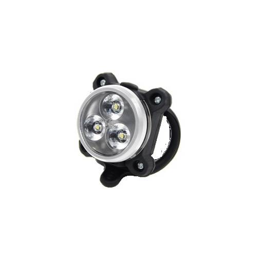 FANALE ANTERIORE CICLO 3 LED 8 FUNZIONI RICARICABILE USB - B-RACE Bright