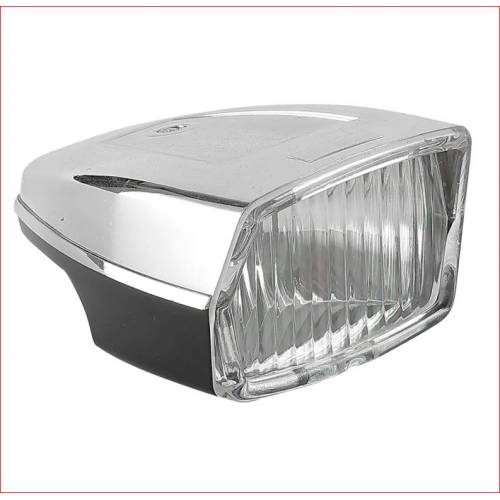 FANALE ANTERIORE CICLO RETTANGOLARE CROMATO