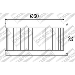 FILTRO OLIO CHAMPION COF036