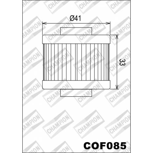 FILTRO OLIO CHAMPION COF085
