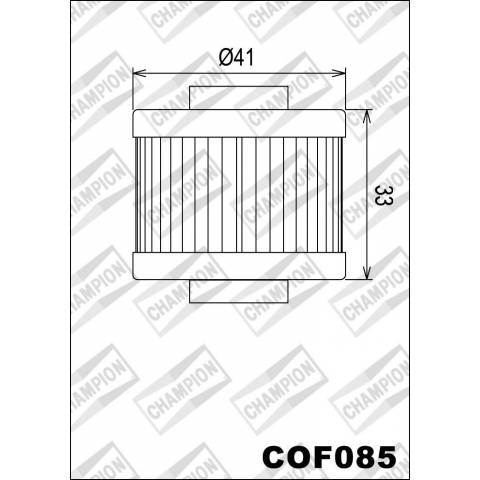 FILTRO OLIO CHAMPION COF085