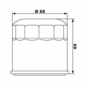 FILTRO OLIO CHAMPION COF582