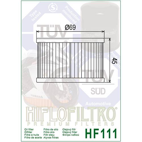 FILTRO OLIO HIFLO HF111