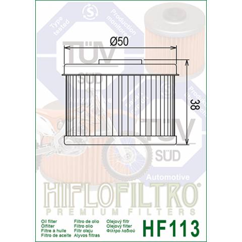 FILTRO OLIO HIFLO HF113