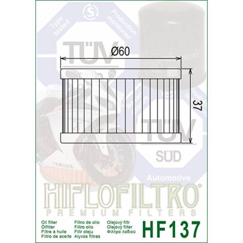 FILTRO OLIO HIFLO HF137