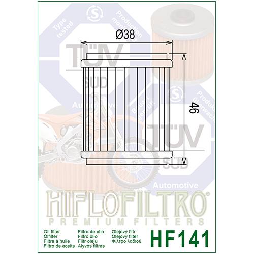 FILTRO OLIO HIFLO HF141