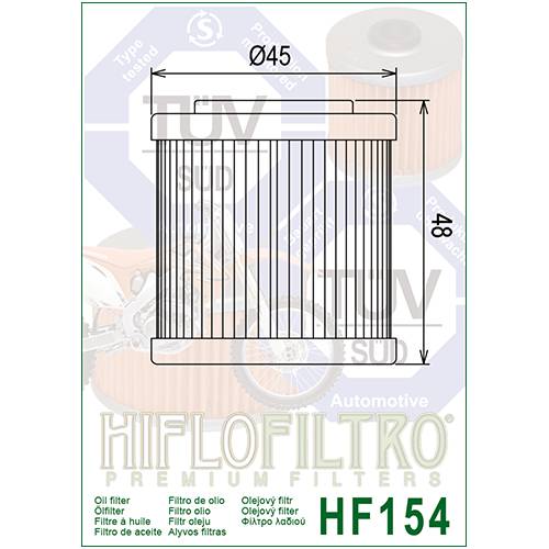 FILTRO OLIO HIFLO HF154
