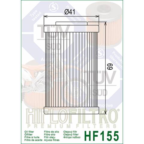 FILTRO OLIO HIFLO HF155
