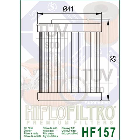 FILTRO OLIO HIFLO HF157