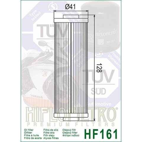 FILTRO OLIO HIFLO HF161  (NON SDOPPIATO)