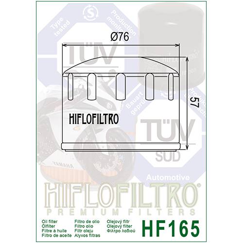 FILTRO OLIO HIFLO HF165